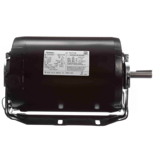 Century GK2104DV1 Split Phase Motor 1 HP 1725 RPM 115/230V 56 Frame ODP