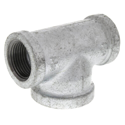 Everflow GMBT1200 | 1-1/2 x 1-1/2 x 2 Galvanized Bullhead Tee