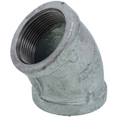 Everflow GMFF0112 1-1/2 Galvanized Elbow 45 | Replacement MPN: GV45E150