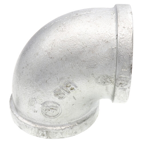 Everflow GMNL0212 | 2-1/2 Galvanized Elbow 90 | GMNL0212