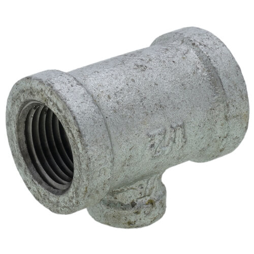 Everflow GMRT0120 | 1/2 x 1/8 Galvanized Reducing Tees 2 Sizes | GMRT0120