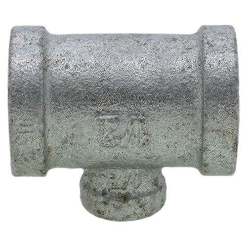 Everflow GMRT0120 | 1/2 x 1/8 Galvanized Reducing Tees 2 Sizes | GMRT0120