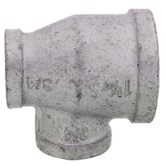 Everflow GMRT1409 | 1-1/4 X 3/4 X 3/4 Galvanized Reducing Tee | GMRT1409