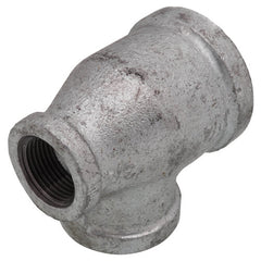 Everflow GMRT1410 | 1-1/4 x 3/4 x 1 Galvanized Reducing Tee | 3 Sizes