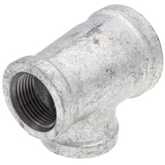 Everflow GMRT1414 | 1-1/4 X 1 X 1 Galvanized Reducing Tee 3 Sizes | GMRT1414