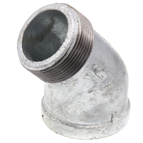 Everflow GMSF0112 | 1-1/2 Galvanized Street Elbow 45