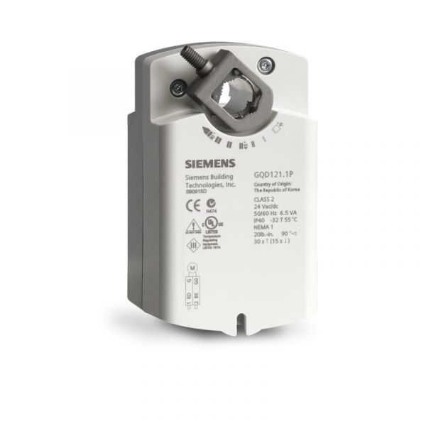 Siemens Building Technology Gqd221.1U - 120V 20# S/R Actuator