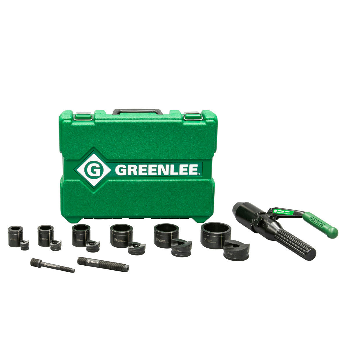 Greenlee 7806-SB Quick Draw 8-Ton Hydraulic Knockout Kit with Slug-Buster 1/2 to 2