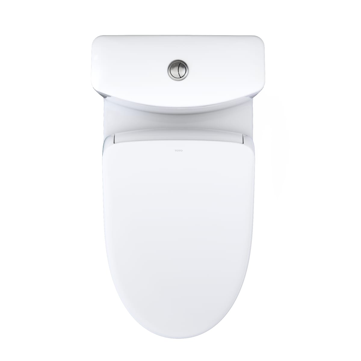 Toto MW6464736CEMFGN#01 WASHLET+ Aquia IV One-Piece Elongated Dual Flush 1.28 and 0.9 GPF Toilet with S7A Contemporary Electric Bidet Seat