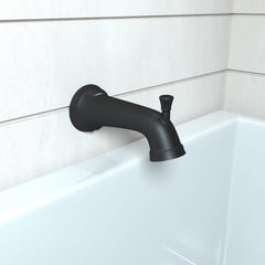 Hansgrohe 04775670 Joleena Tub Spout with Diverter in Matte Black