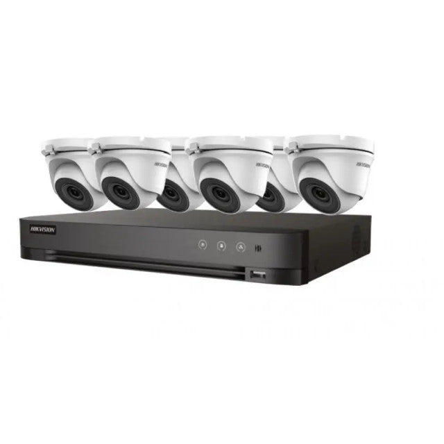 Hikvision EKT-K82T26 Value Express TurboHD 7-Piece Kit, (1) ERT-K2082 DVR, (6) ECT-T12F2 2MP Cameras