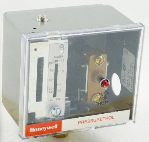 Honeywell L4079B1058 Mercury Free Pressuretrol Controller 5-50 PSI Manual Reset