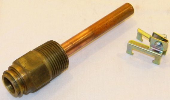 Honeywell 121371M Immersion Well Assembly for Copper Bulbs 3/4 NPT Male