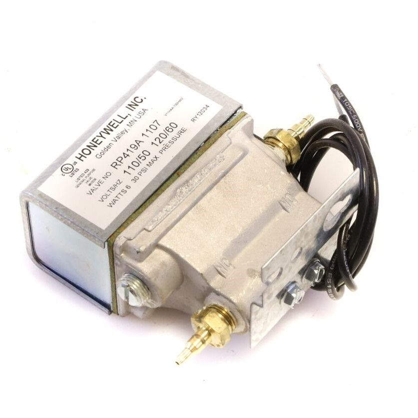 Honeywell RP419A1107 Electric Pneumatic Relay Solenoid Valve 120V