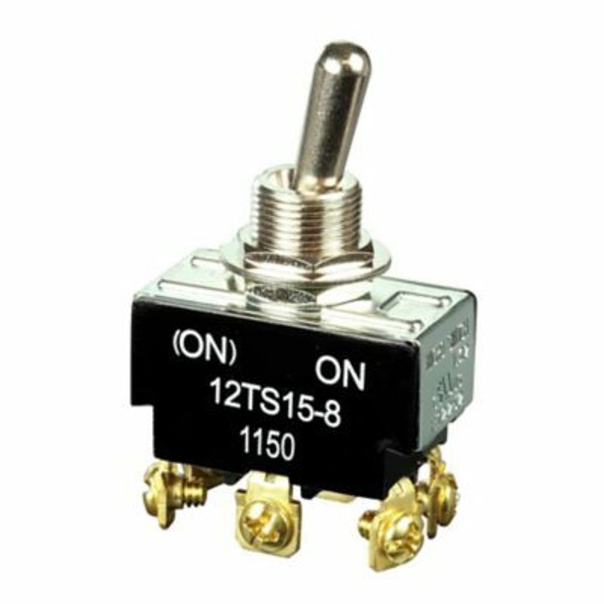 Honeywell 12TS95-2 Micro Switch TS Series Toggle Switch, 2 Pole, 2 Position, Quick Connect Terminal, Standard Lever