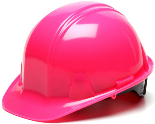 Pyramex HP14170 Hard Hat 4-Pt W/Ratchet Pink