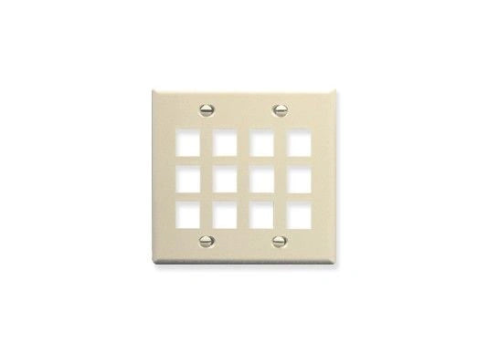 icc-ic107f12al-faceplate-flat-2-gang-12-port-almond-ic107f12al.webp