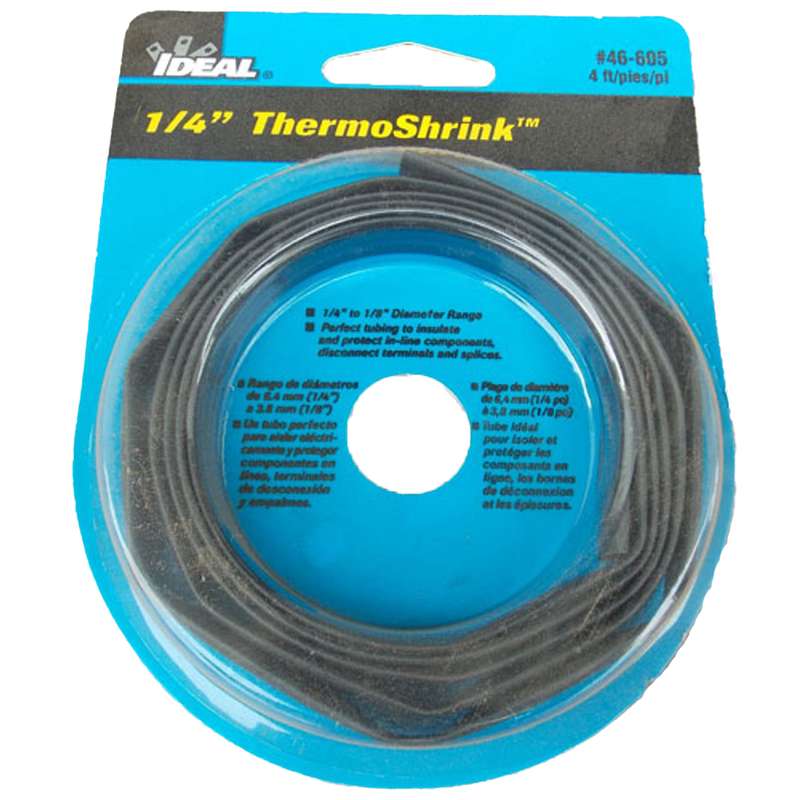 Ideal 46-605 Heat Shrink Disk, 4 Ft, 1/4 IN I.D.