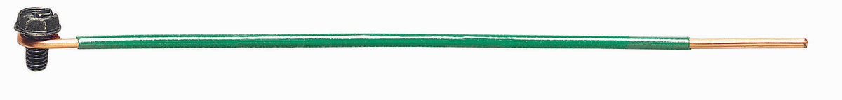 Ideal 30-3390 Grounding Tail 14 AWG Green 8 IN Length