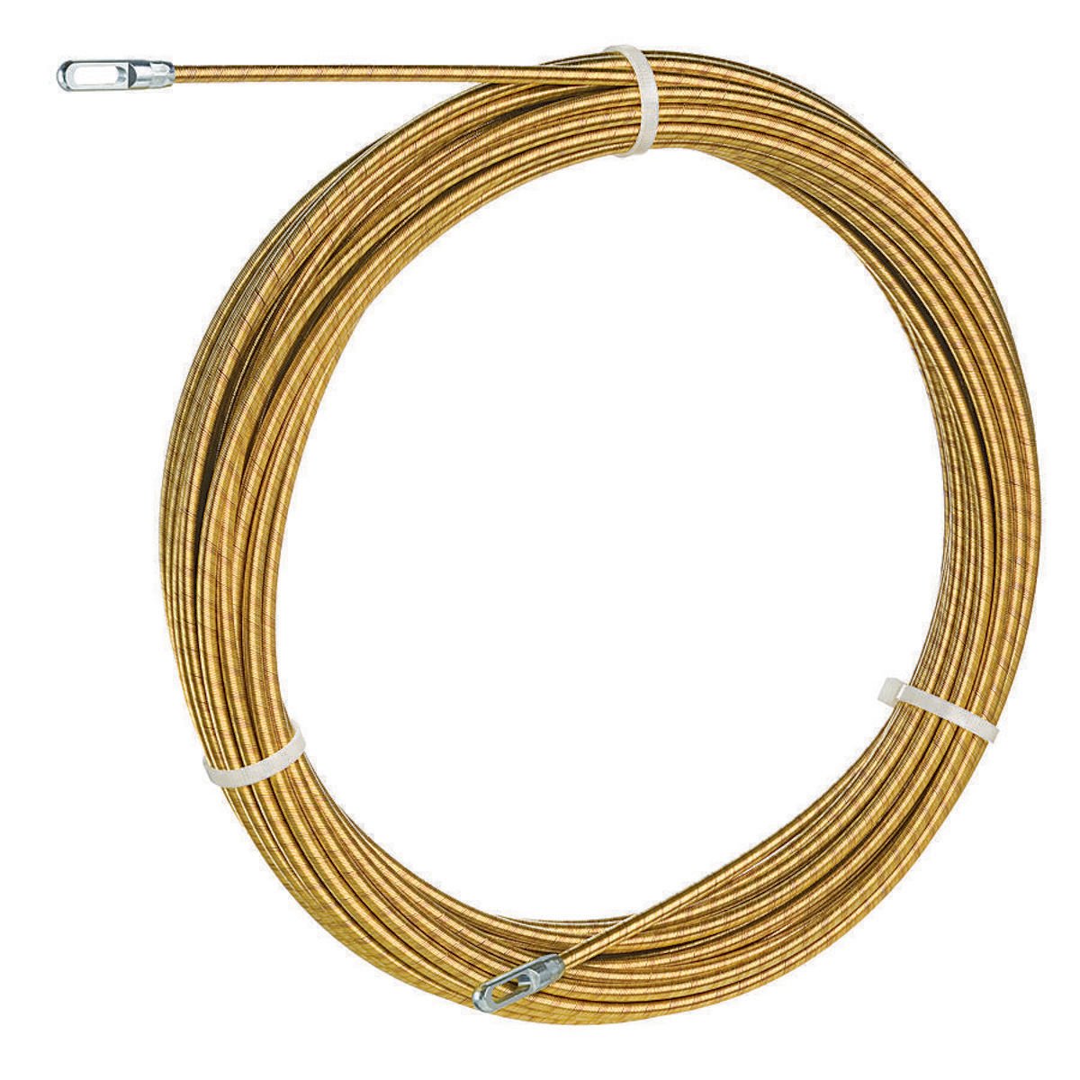 Ideal 31-141 Fish Tape 50 FT Brass-Plated Coiled Steel Diameter 3/16 IN