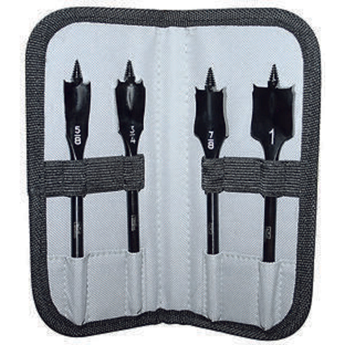 Ideal 36-432 Power-Spade Spade Bit Kit with Pouch 1/4 IN Shank