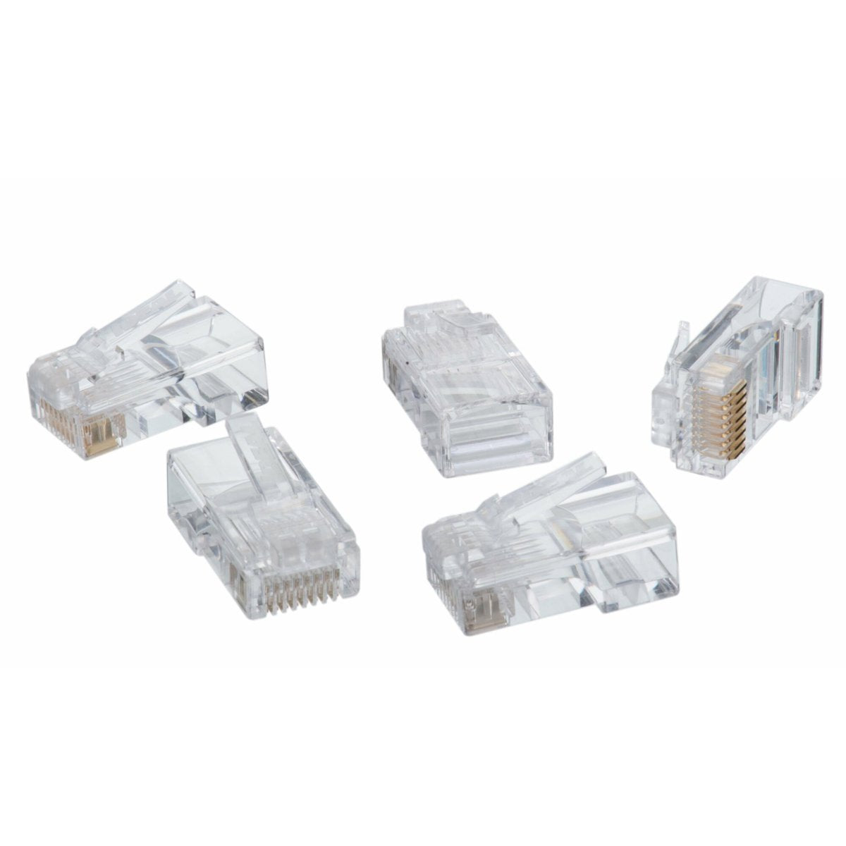 Ideal 85-346 8-Position 8-Contact RJ-45 CAT 5e Modular Plug (Box of 25)