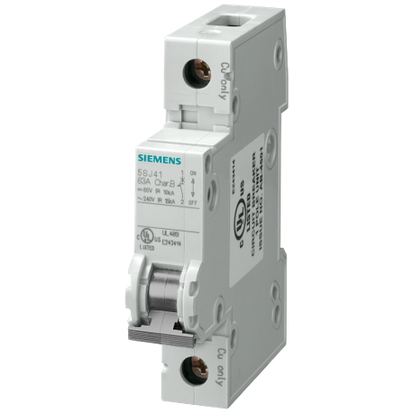 Siemens 5SJ4102-7HG40 1-Pole 240 VAC 2 Amp Miniature Circuit Breaker