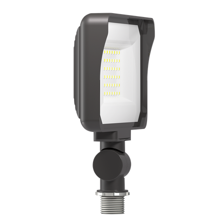 RAB X34-35L/120 Floodlight Fixture, LED Lamp, 35 W, 6-1/8 in L x 1-5/8 in W x 5-3/4 in H