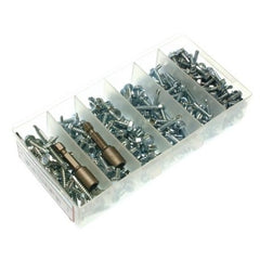 Metallics TEKDK1 Self Drilling Screw Kit, Steel, Hex Washer Head, 305 Pieces