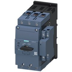 Siemens 3RV21424JA10 Motor Protection Circuit Breaker With Auxiliary Switch, 690 VAC, 63 A, 100 kA Interrupt, 3 Poles, Thermal/Magnetic Trip