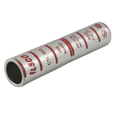 ILSCO CTL-3 Surecrimp Copper Compression Sleeve, Conductor Size 3, Long Barrel, Tin Plated