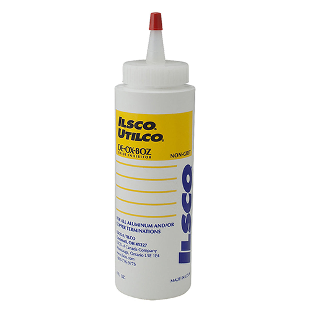 ILSCO DE-OX-8OZ DE-OX Oxide Inhibitor, Petroleum Base, 8 OZ Bottle