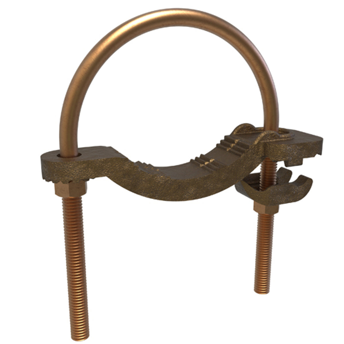 ILSCO GPL3904BU Permaground Copper Waterpipe Ground Clamp, Conductor Range 4/0-4, Pipe Size 2-1/2 to 3-1/2in, UL