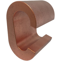 ILSCO ULT-8-Z Permaground Copper Grounding C Crimp, Main Conductor Range 2/0-1/0 Sol, Tap Range 2-8 Sol, UL, CSA