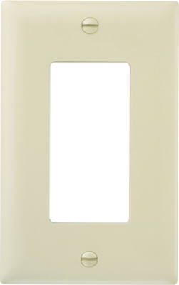 True Value TP26ICP10 Wall Plate, Decorator Opening, Ivory Nylon, 10-Pk.