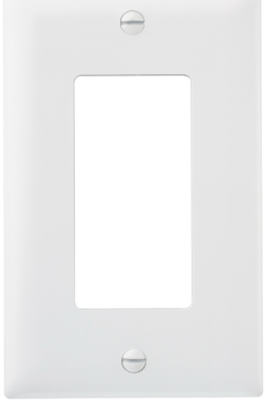 True Value TP26WCP10 Wall Plate, Decorator Opening, White Nylon, 10-Pk.