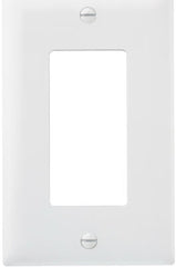 True Value TP26WCP10 Wall Plate, Decorator Opening, White Nylon, 10-Pk.