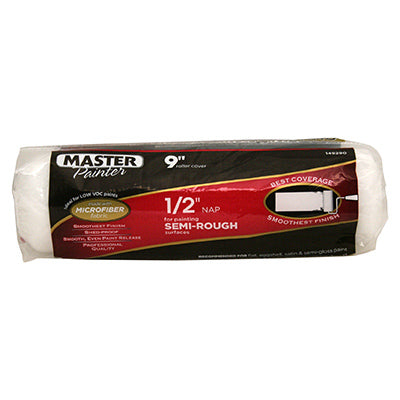 True Value MPM912-9IN Master Painter Paint Roller Cover, Microfiber, 1/2-In. Nap, 9-In.