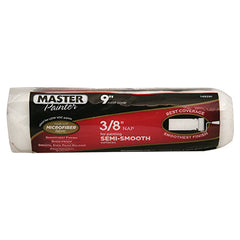 TRUE VALUE MPM938-9IN Master Painter Paint Roller Cover, Microfiber, 3/8-In. Nap, 9-In.