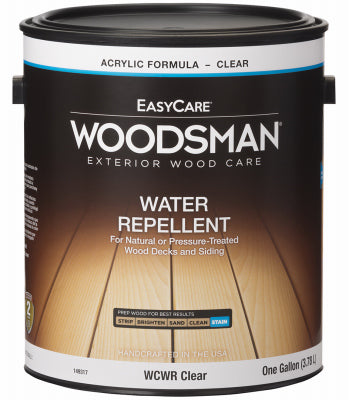 True Value WCWR-GL Woodsman Wood UV Sealant & Protector, Acrylic, Clear, 1-Gal.