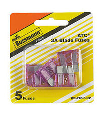 True Value BP/ATC-3-RP 3A Blade Fuses Violet 5-Pc.