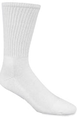 True Value S1077-051-LG Wigwam Athletic Socks, Crew, White, Men's Large, 3-Pk.