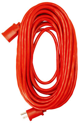 TRUE VALUE 02407ME Master Electrician Extension Cord 14/3 SJTW Red Round Vinyl 25-Ft.