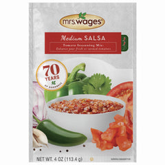 TRUE VALUE W536-J7425 Mrs. Wages Tomato Sauce & Canning Mix Medium Salsa Mix 4-oz.