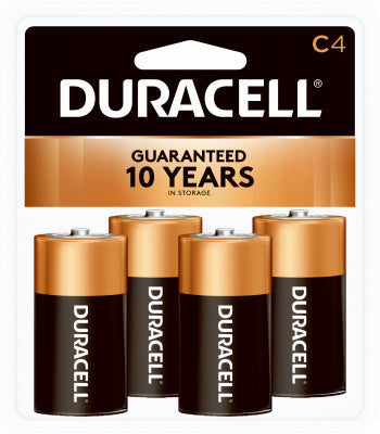 TRUE VALUE MN1400R4ZX Duracell 4-Pk. C Alkaline Batteries