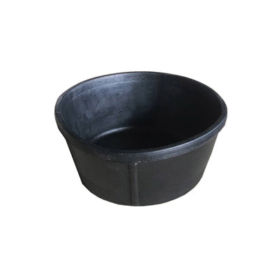 True Value MR2QR/PAN-BLK Master Rancher Feed Pan, Rubber, 2-Qts.