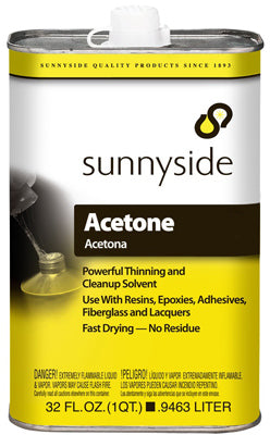 TRUE VALUE 84032 Acetone, 1-Qt.