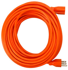 True Value 02309ME Master Electrician Extension Cord 16/3 SJTW Orange Round Vinyl 100-Ft.