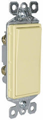 TRUE VALUE TM870ICP4 Pass & Seymour - Legrand 10-Pack Ivory 15-Amp 120/277-Volt Grounded 1-Pole Decorator Switch