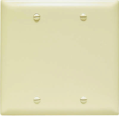 TRUE VALUE TP23ICC12 Pass & Seymour - Legrand Ivory Blank Nylon Wall Plate